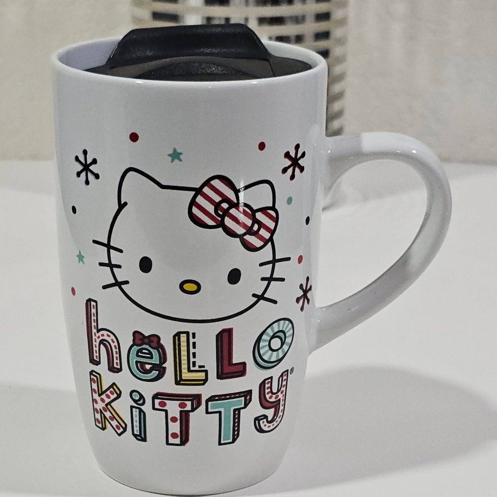 Hello Kitty Christmas Mug Tumbler Coffee Mug Holiday Gift